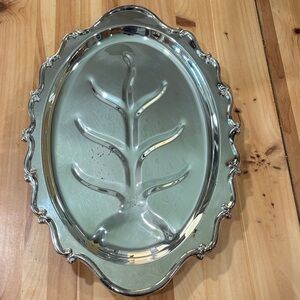 Vintage Silverplate Meat Platter